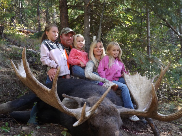 Codys Moose hunt, Family photo