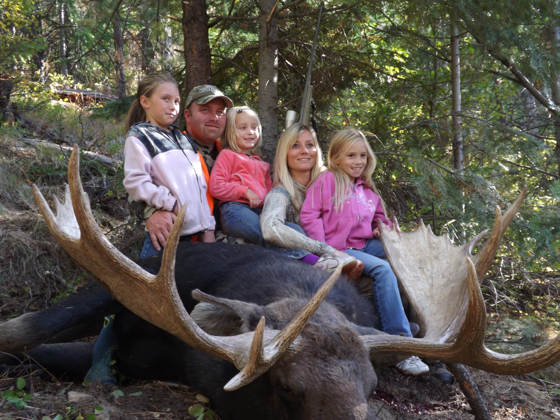 Codys Moose hunt, Family photo